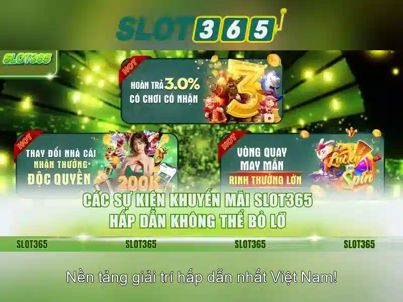 trải nghiệm cá cược Slot365